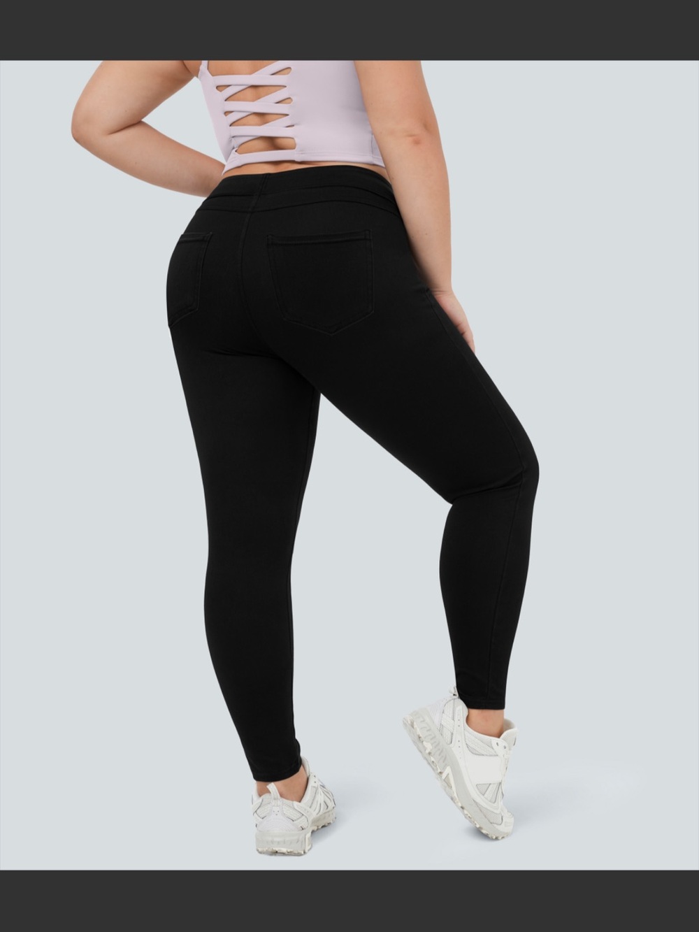 HALARA Black High-Waist Jeggings